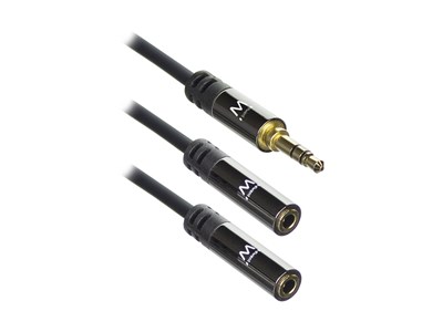 Ewent EW9236 2 x 3.5mm audio kabel - 0,15 m