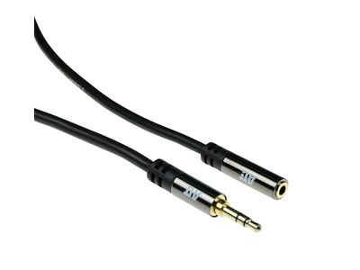 ACT 3.5mm audio kabel - Male-female - 2 Meter
