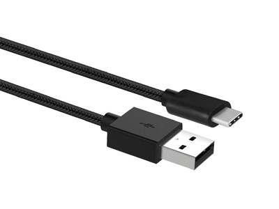 ACT USB-C naar USB-A kabel 1m - Zwart