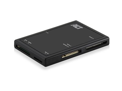 ACT geheugenkaartlezer USB 3.2 Gen 1 - Zwart