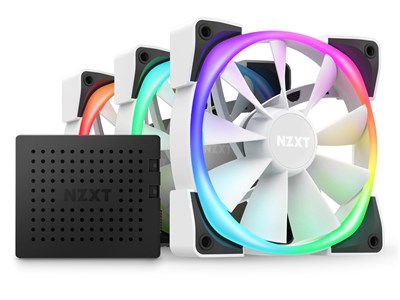 NZXT Aer RGB 2 Triple &amp;amp; Controller - 120mm - 3 pack