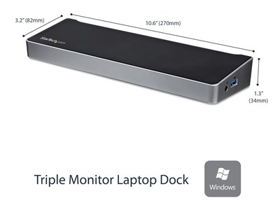 Outlet: StarTech Triple monitor USB 3.0 docking station 1x HDMI 2x DisplayPort - USB3DOCKH2DP