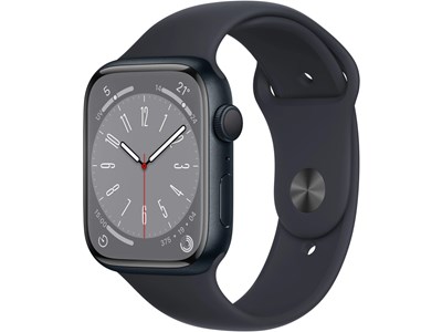 Outlet: Apple Watch Series 8 - 45 mm - Middernacht